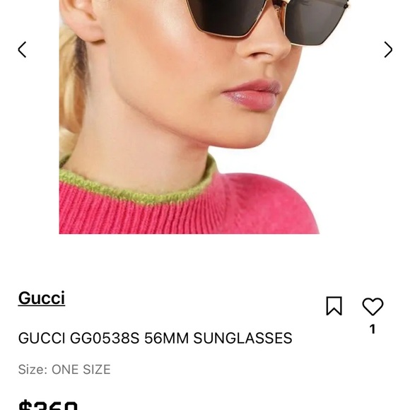 Gucci Gold Aviator Sunglasses Sleek Design